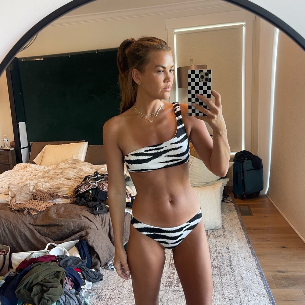 Dippin’ Daisies Zebra print bikini